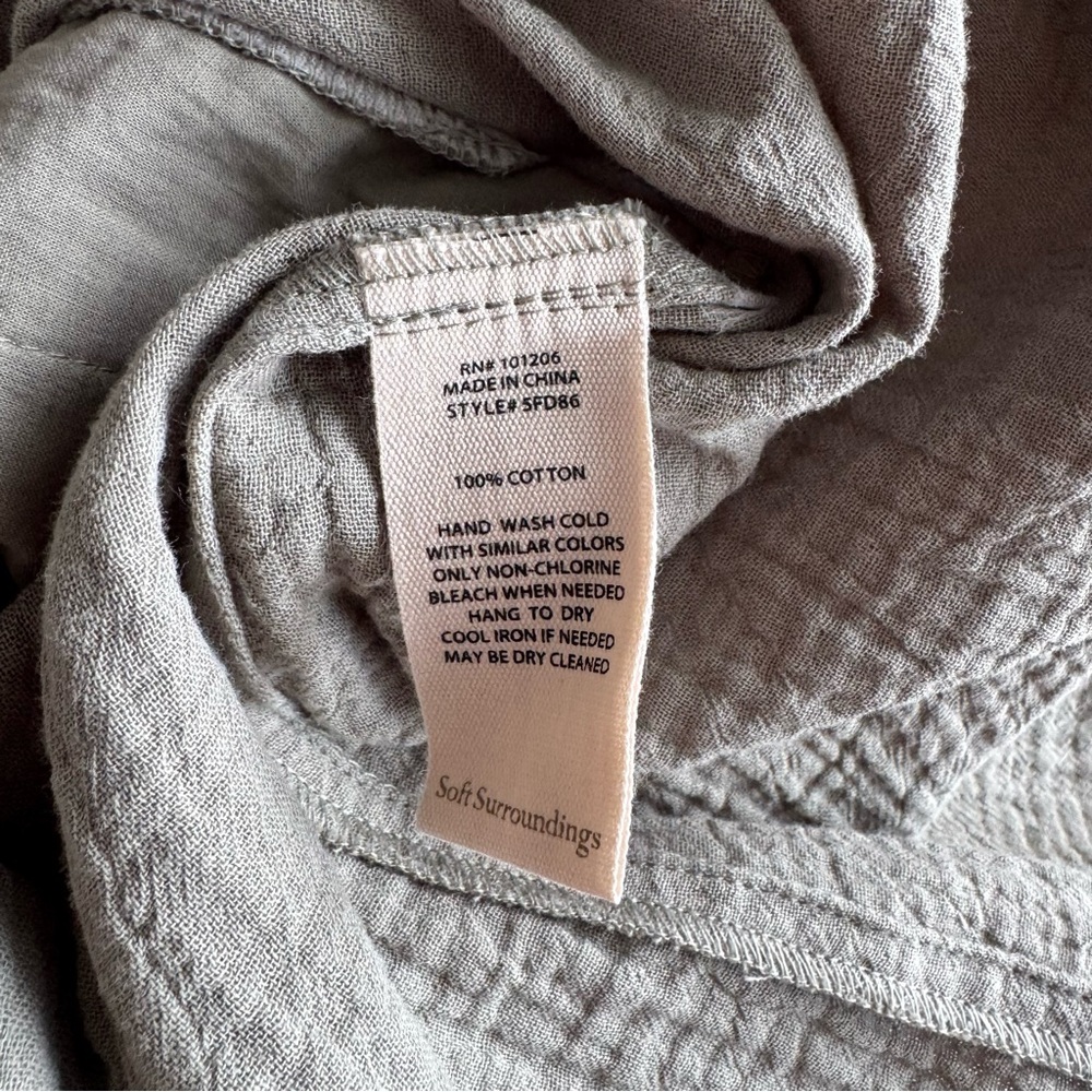NWT Soft Surroundings Big Sur Gauze Dress Size 3X (24W) - Picture 15 of 15